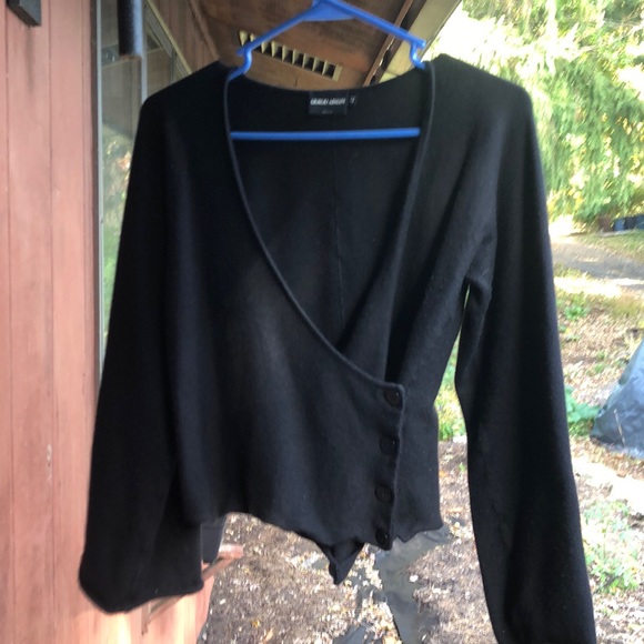 Giorgio Armani Black cashmere top - Picture 5 of 6